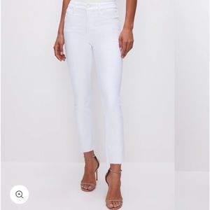 Good Legs Straight Jean in White size 14